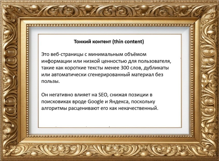 Thin content — тонкий контент на сайте: признаки и решения для НКО